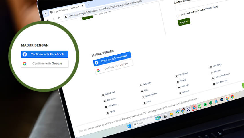Login Lebih Cepat di sektor.id dengan Google & Facebook
